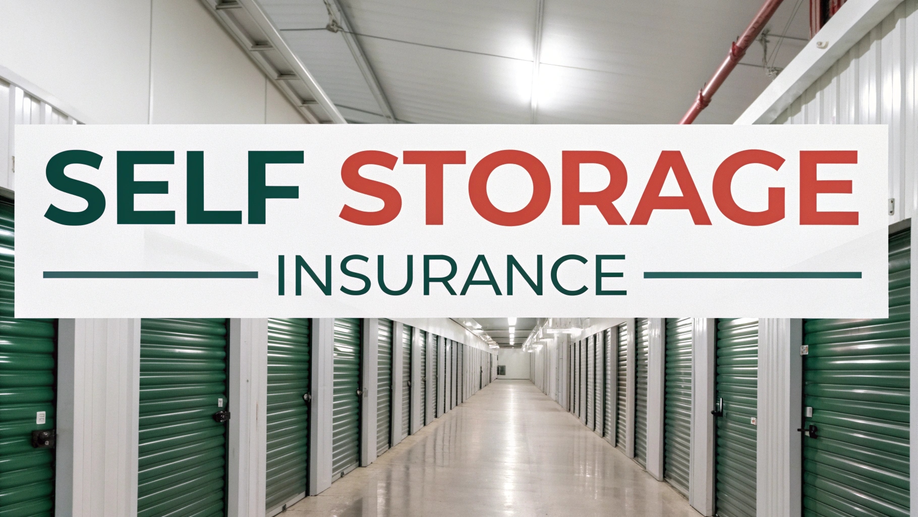 Insurance for Self Storage