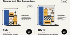 5×5 vs 10×10 Storage Unit Comparison