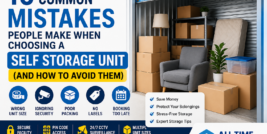 10 Common Mistakes People Make When Choosing a Self Storage Unit (And How to Avoid Them)