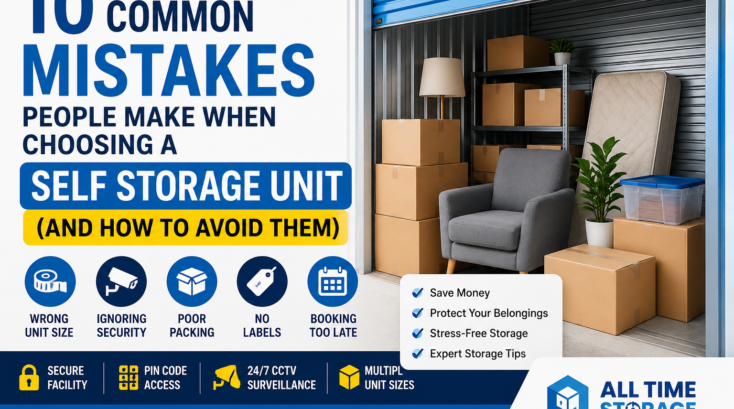 10 Common Mistakes People Make When Choosing a Self Storage Unit in Murwillumbah NSW