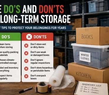 Long-term storage tips for self storage units