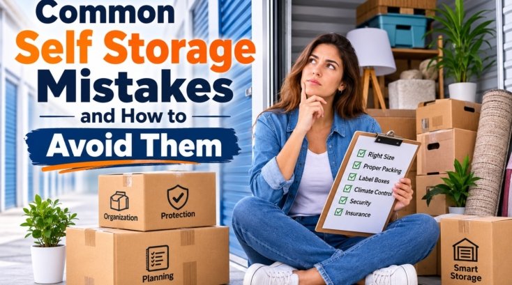 Common self storage mistakes and how to avoid them with proper packing and organization