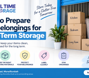How to prepare belongings for long-term storage