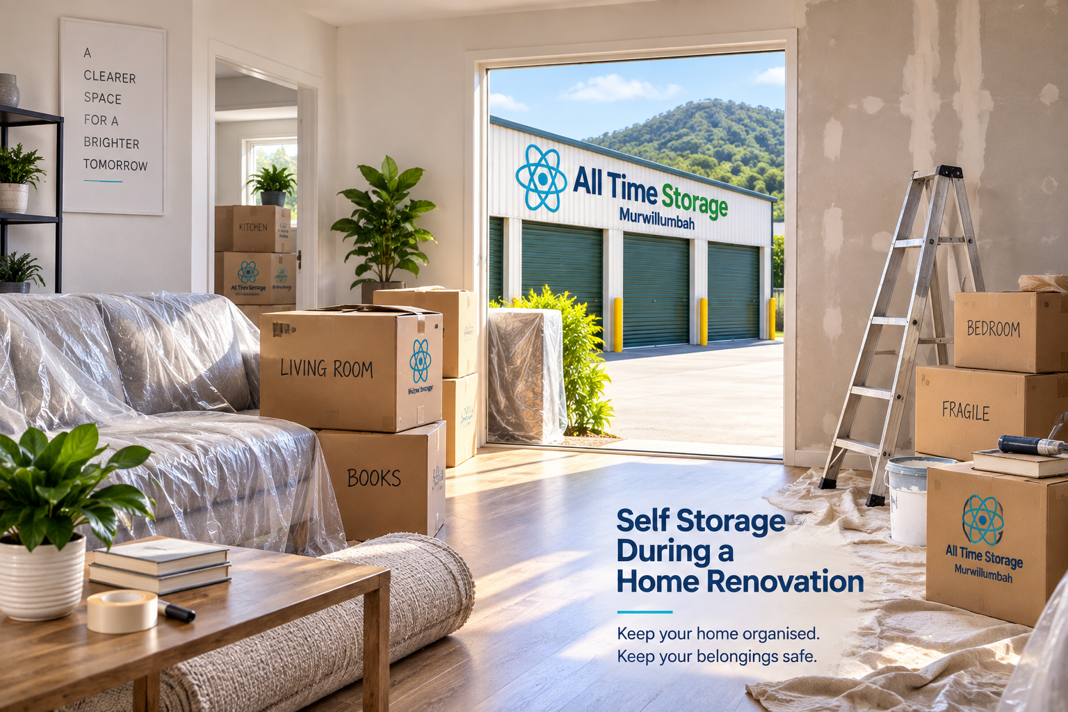 Self storage during home renovation in Murwillumbah